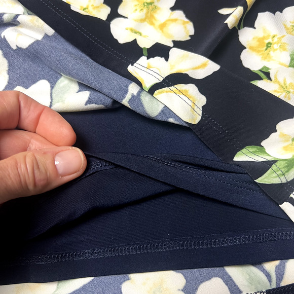 NWT Ralph Lauren Women's Size 10 Holiday All Over Floral Rouched Bodycon Dress - Picture 11 of 16